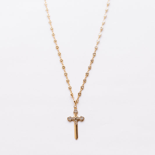 The Crystal Dagger Necklace