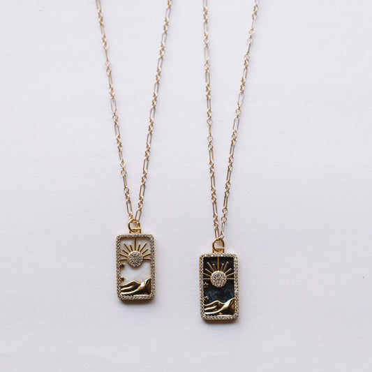 The Stone Tarot Card Necklace