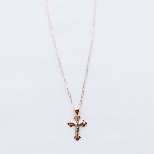 The Mixed Cross Necklace
