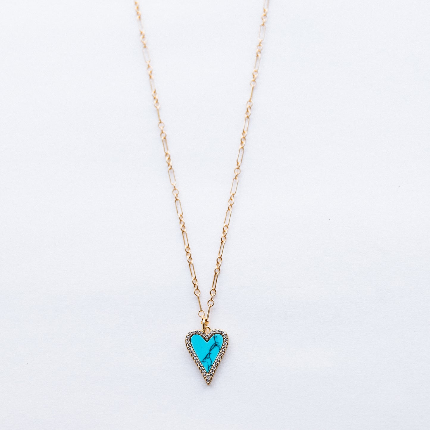 The Turquoise Heart Necklace