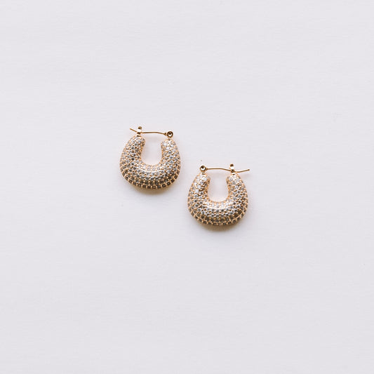 The Small Crystal Chunky Cabana Hoops