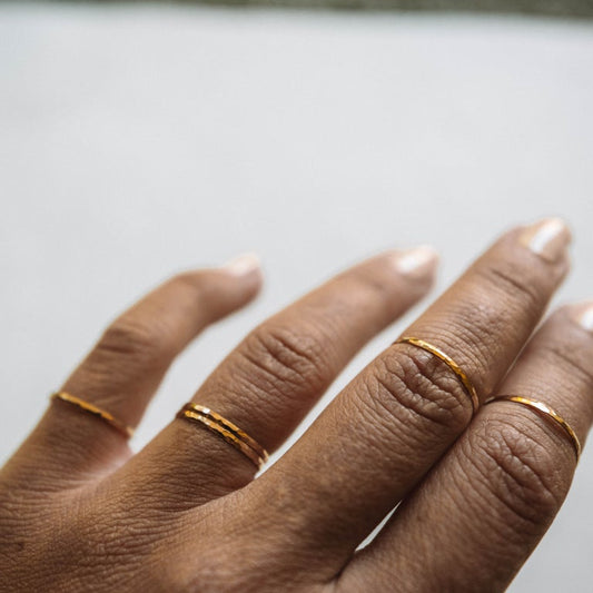 Dainty Gold & Silver Rings