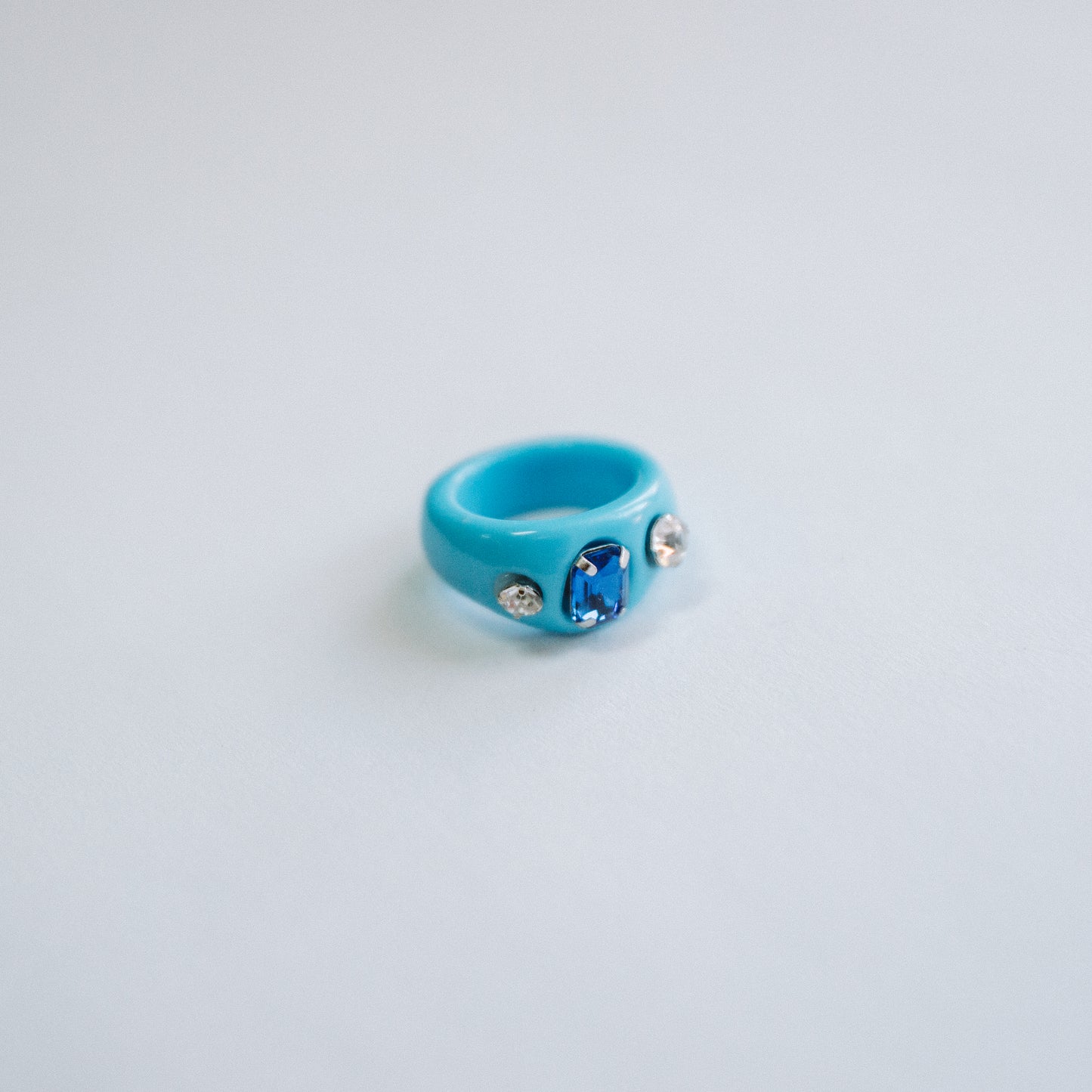 The Blue Resin Ring
