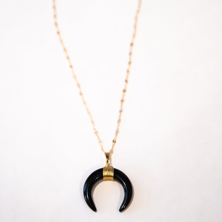 Black Horn Necklace