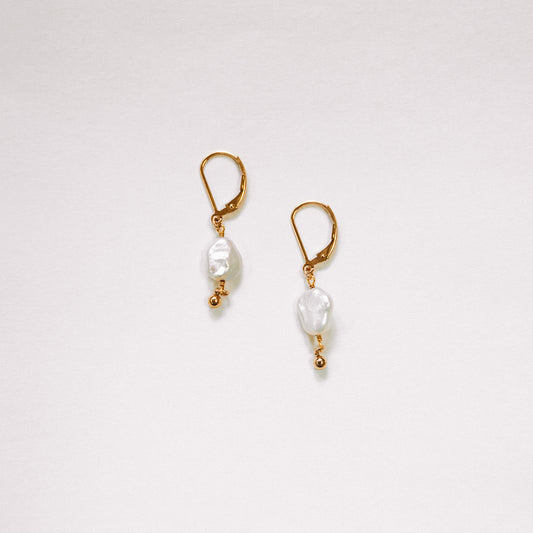 The Pearl Drop Huggie