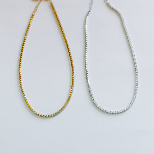 The Dainty Tennis Necklace
