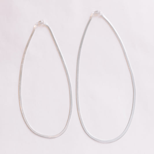 Silver Herringbone Necklace