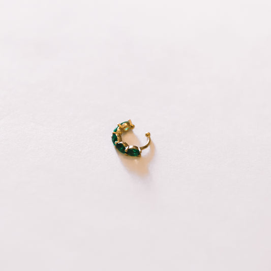 The Emerald Ear Cuff