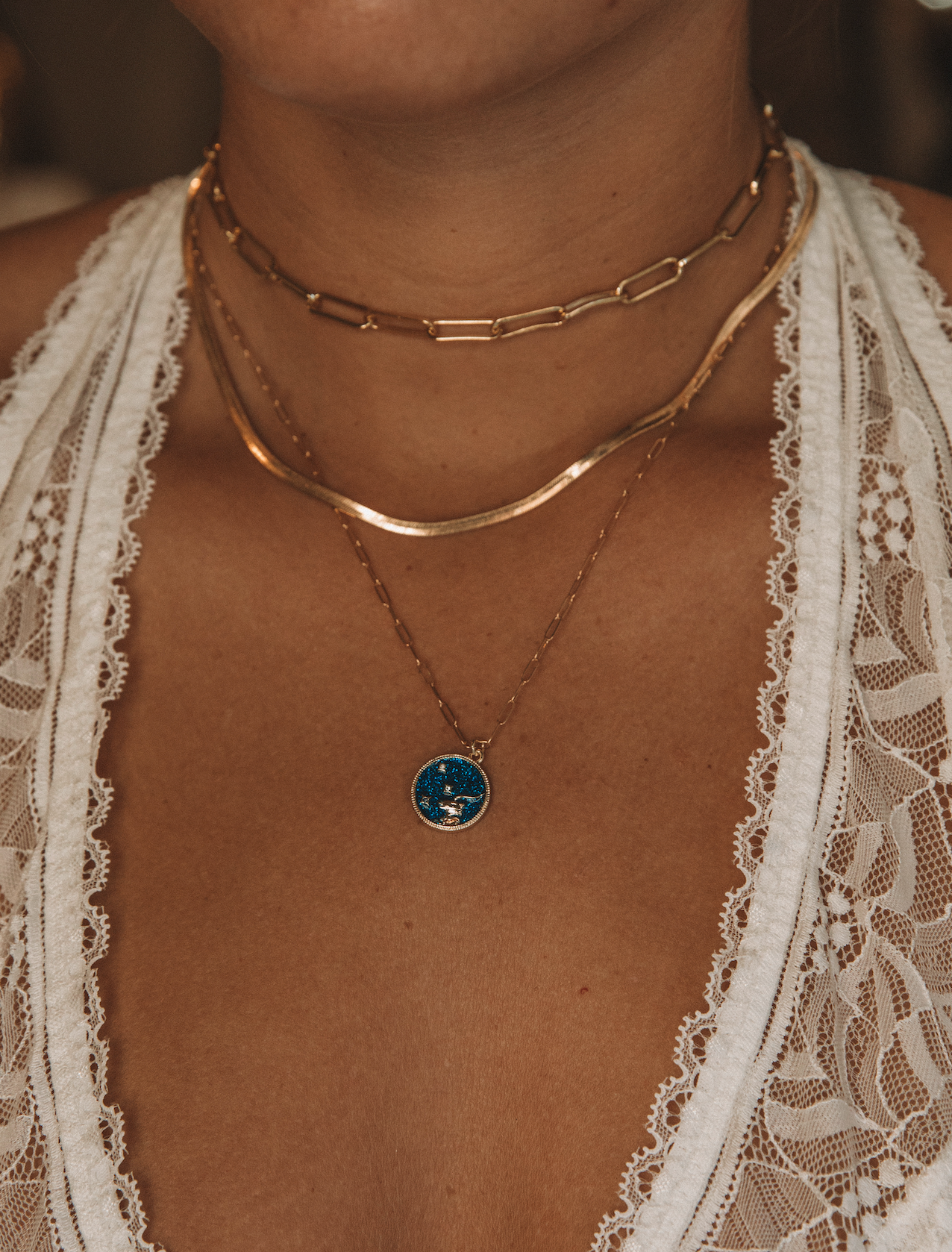 The Blue Zodiac Necklace