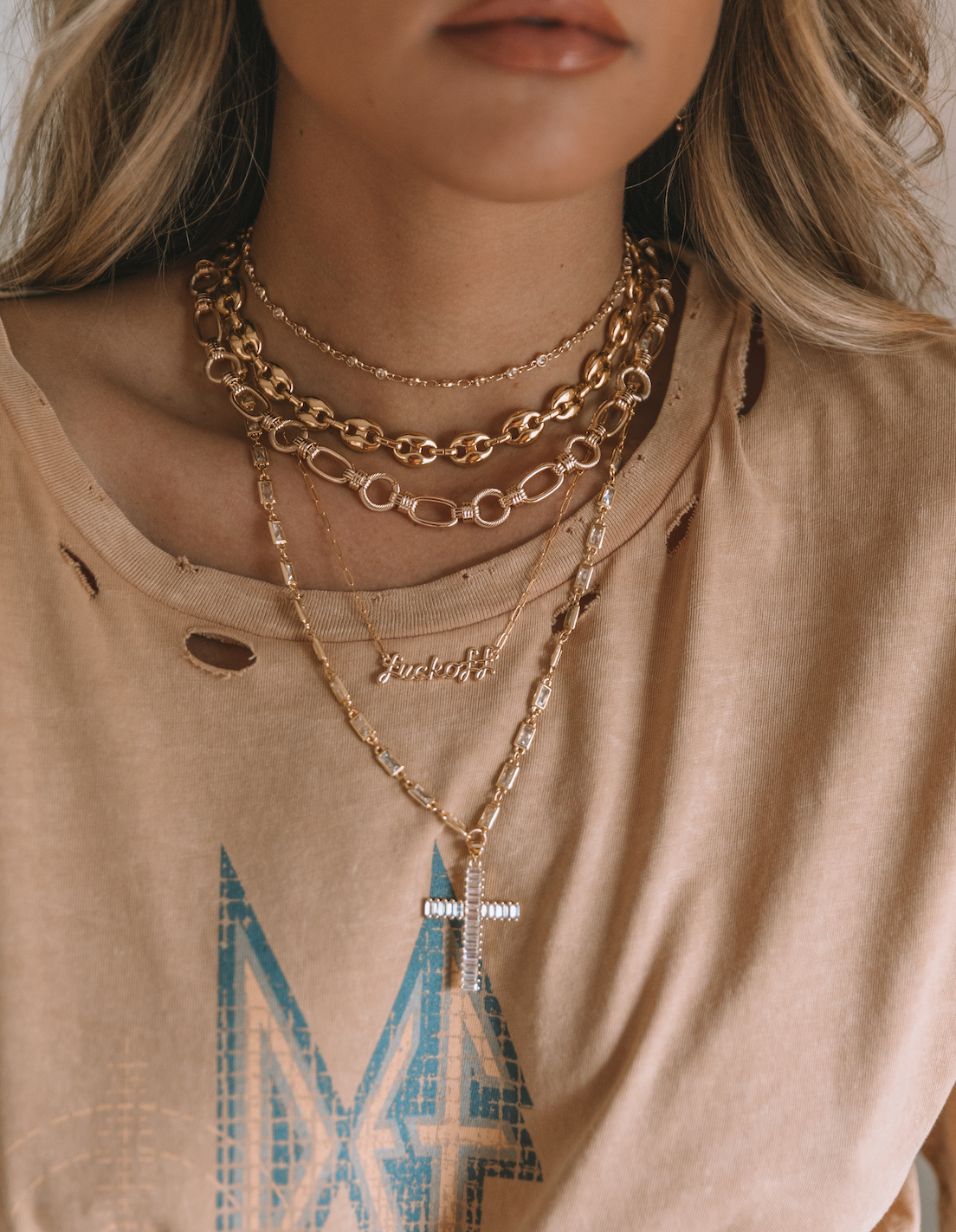The Miami Cross Necklace