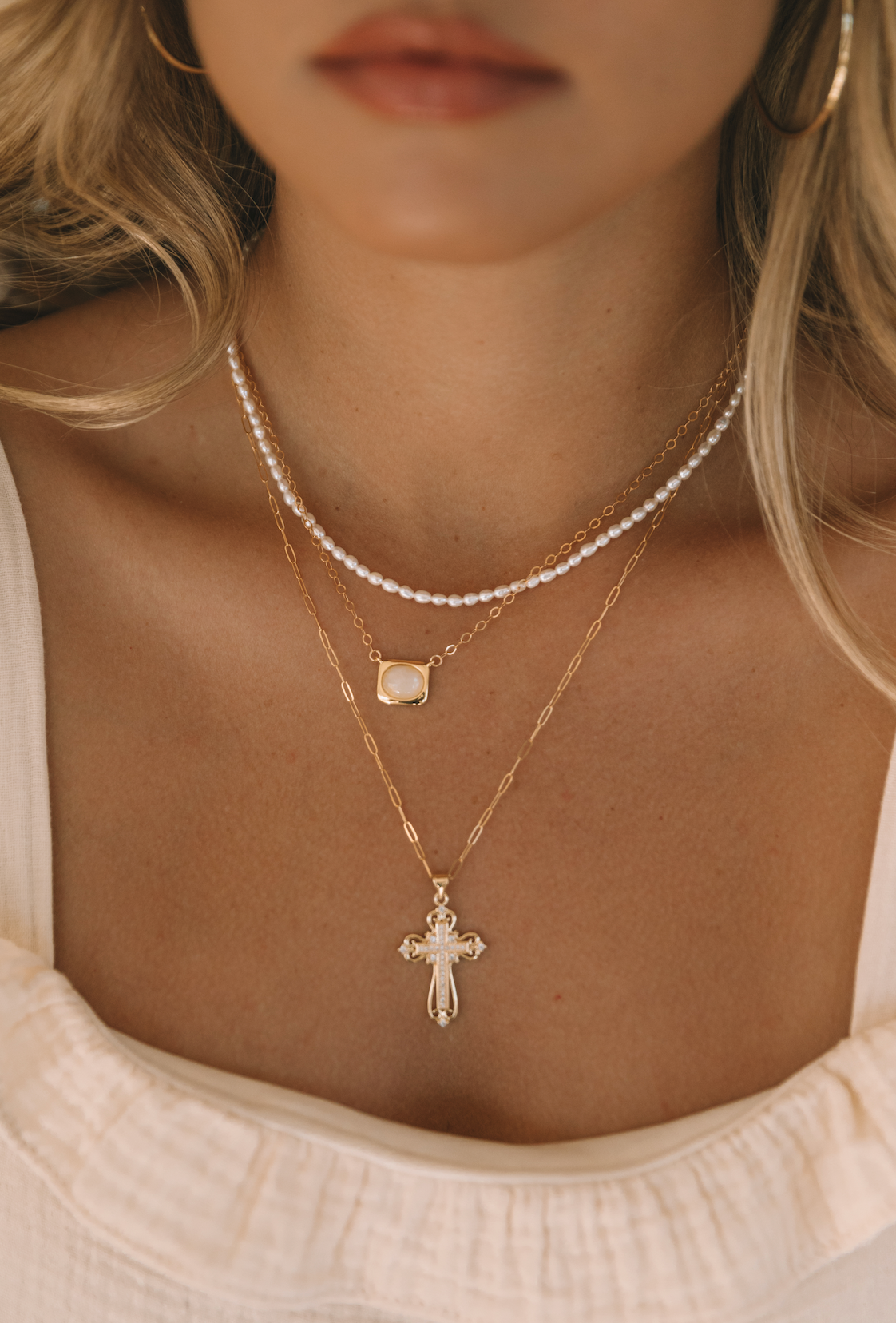 The Skeleton Cross Necklace