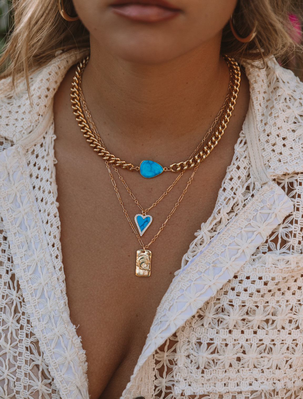 The Turquoise Heart Necklace