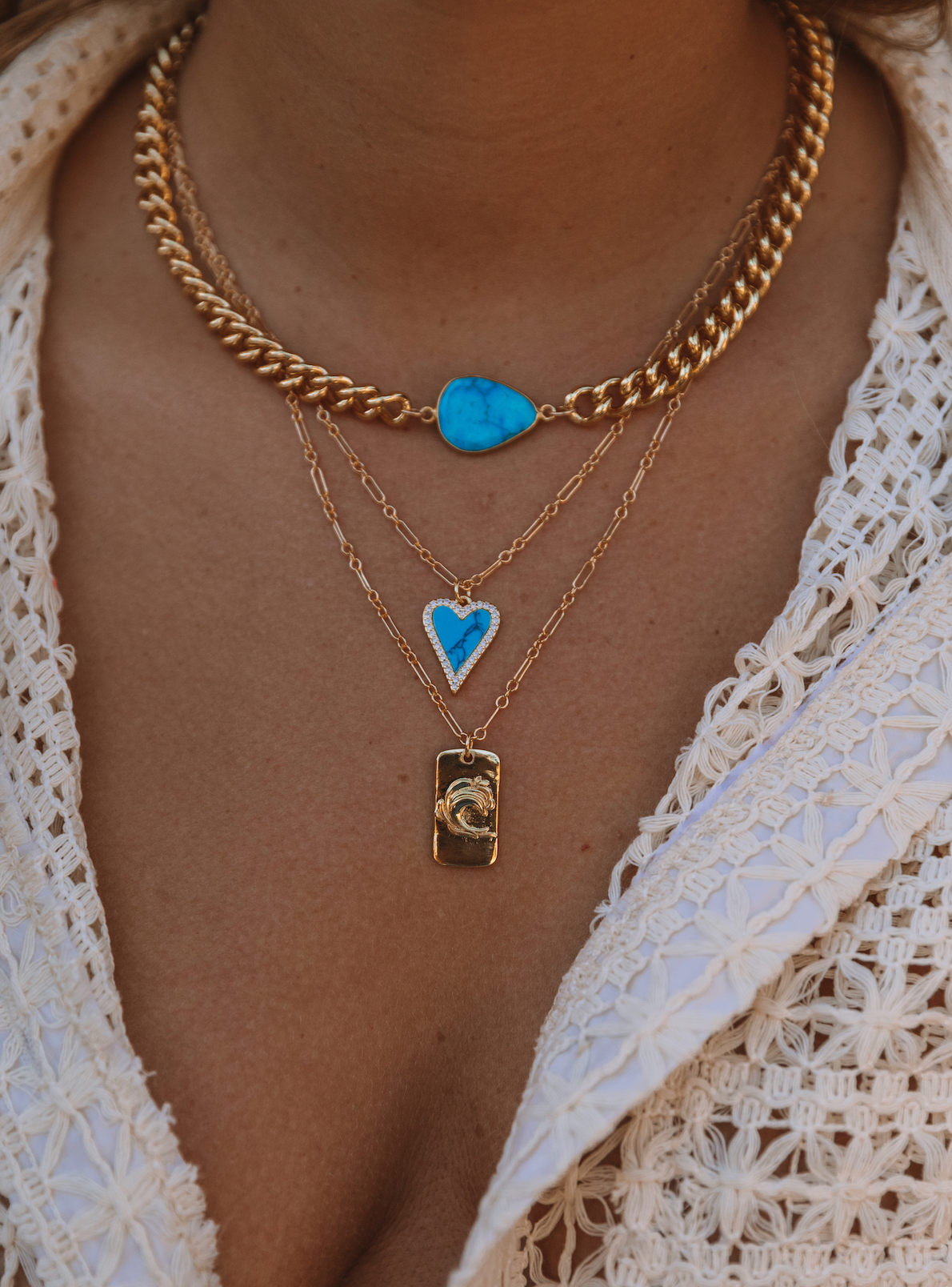 The Turquoise Heart Necklace