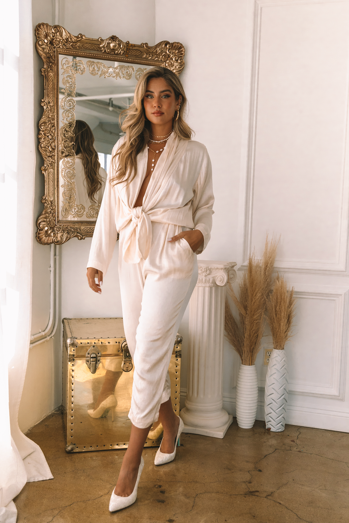 The Tie The Knot Jumpsuit