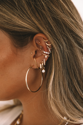 The Gold Hoops – Jay Nicole Designs