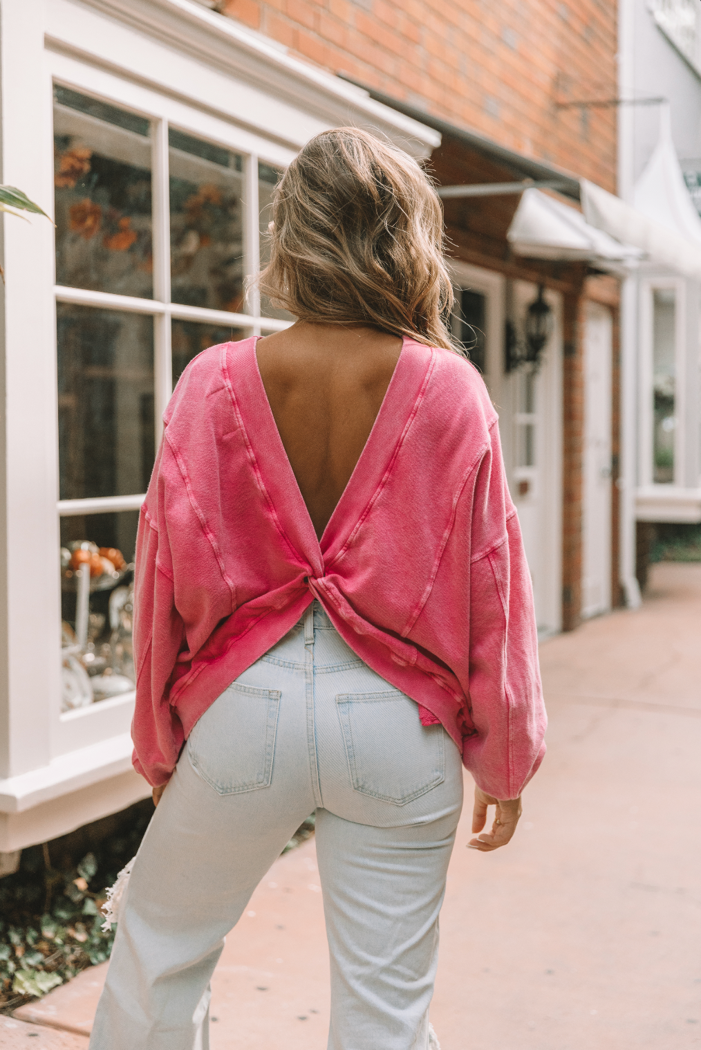 The Butterfly Back Sweater