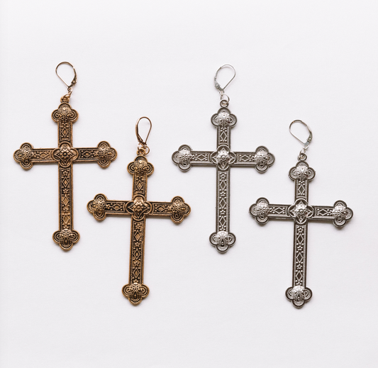 The XL Cross Earrings